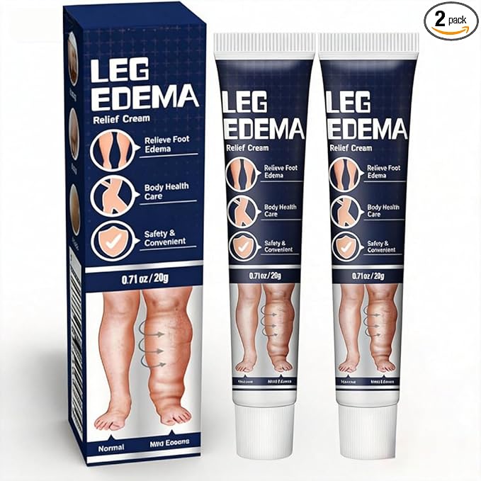 Leg Soothing Massage Cream (2 Pieces) | Plant Extract Nourishment, Lightweight & Fast-Absorbing, Firm Skin, Improve Sitting Edema (2)