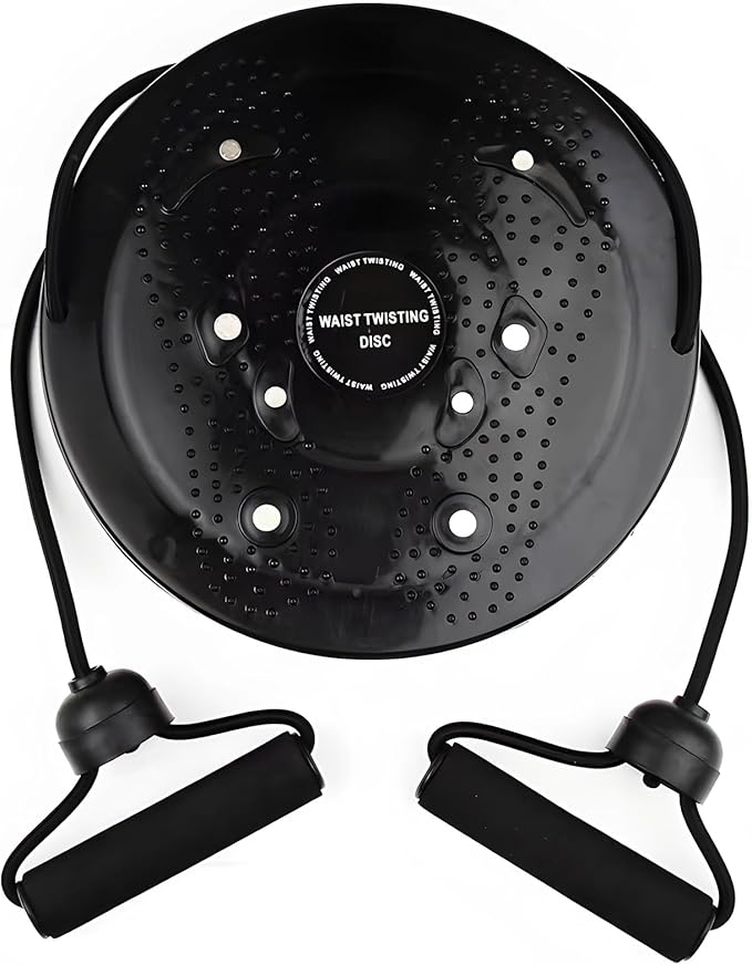 Waist Twisting Disc for Home Exercise, Waist Whisper Ab Twister Board, 9.8 x 9.8 x 1.4 in Plastic, Effortlessly Slim Waist, Supports Up to 220 lbs