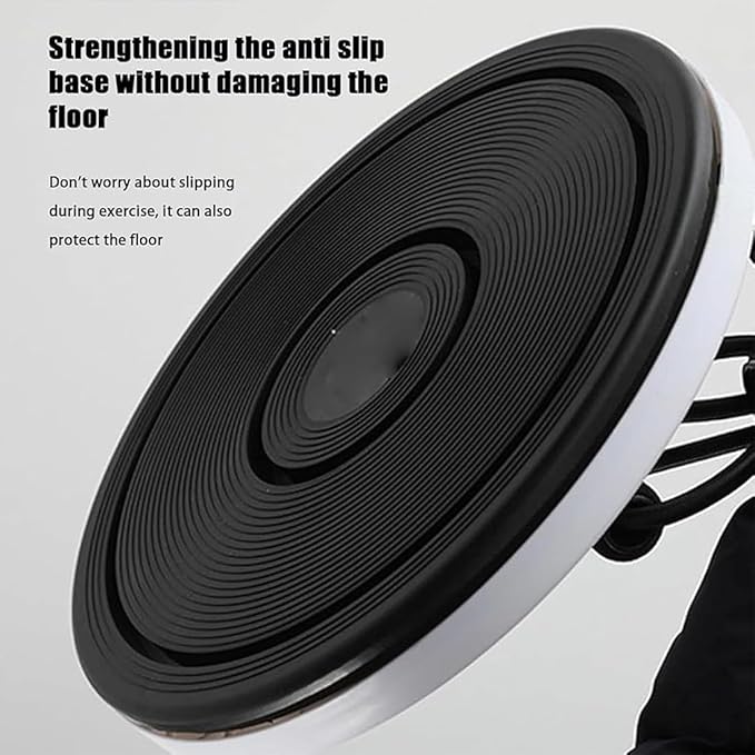 2026 New Waist Sculptor with Arm Bands, 360° Rotation Waist Sculptor Twister, Waist Twister Machine Exercise, Twist Board for Exercise, Legs, Buttocks, Hip Exercise
