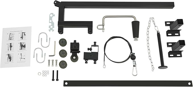 Arm Strength Training Device, 440.92 Lbs Load Capacity Arm Wrestling Training Pulley System Kit, Forearm Workout Table Professional Equipment, Wrist Strength Trainer for Home, Gym