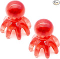 2 Pack Octopus Head Massager Comb: Hair Scalp Massage Tool Stress Relief Manual Relaxing Gifts for Men Women (Pink)
