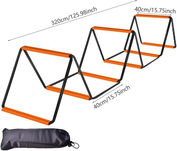 Agility Ladder Football Ladder Balance Agility Training Equipment Foldable Speed Ladder for Soccer Training
