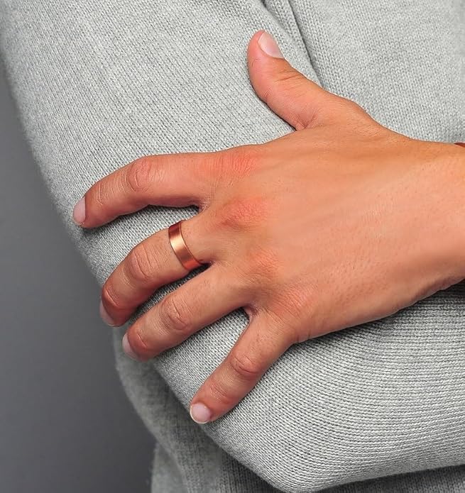 The Original Pure Copper Ultra Strength Magnetic Field Ring for Men & Women | Magnetic Therapy Ring