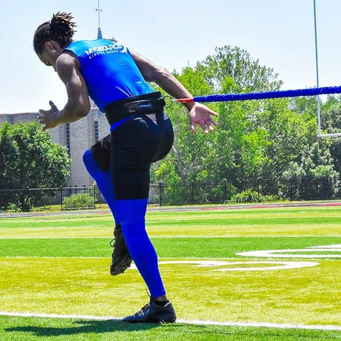 Speed and Agility Exercise Ladder Kit – Acceleration Speed Cord™ and Speed Training Workout Ladder – Improve Footwork, Foot Speed/Quickness, Change of Direction, Strength and Power