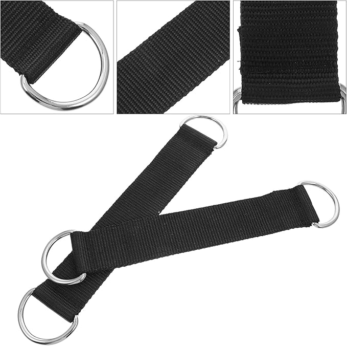 2pcs Fitness Pulley Hanging Straps Heavy-Duty Workout Swing Straps for Strength Training Equipment Attachment Gym Use