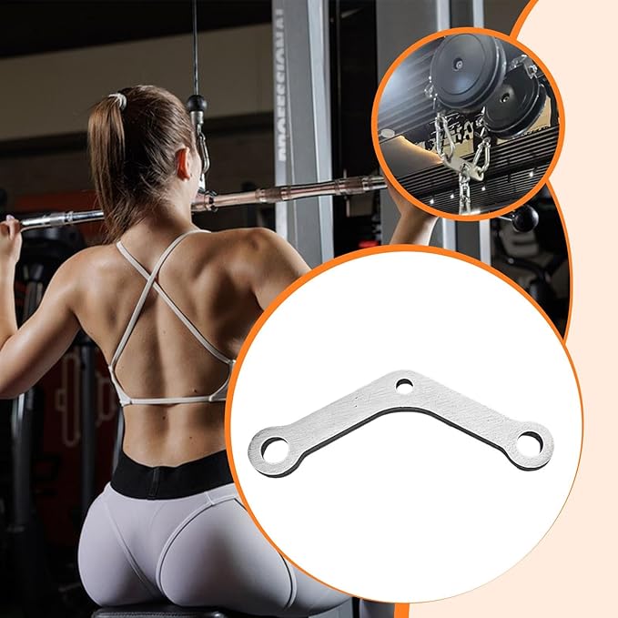 Pull Down Attachment Strength Training Stainless Steel Muscle Building Portable Lightweight Fitness Equipment Attachment
