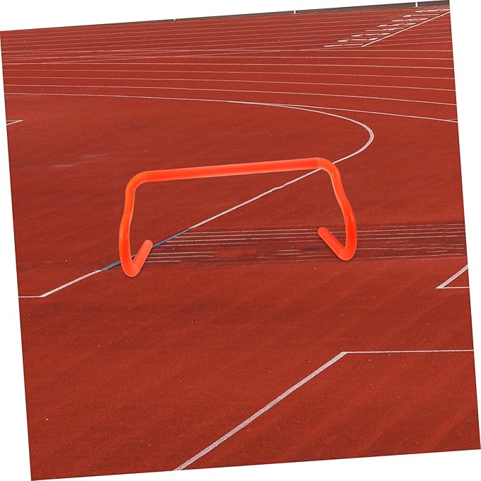 1pc Football Training Hurdle for Agility and Speed Drills Detachable Portable and Jumping Rack Orange