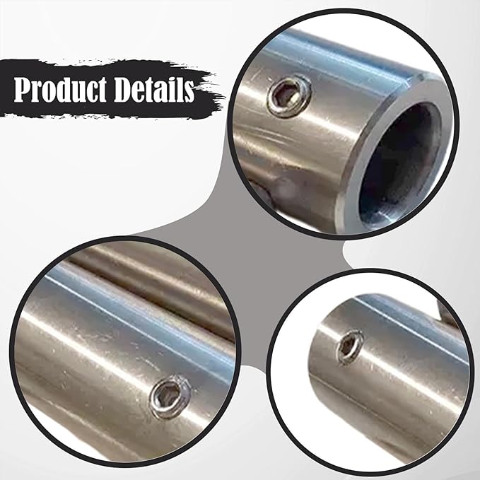 2X Power Rack Attachment Pin Adapter Sleeves 5/8" to 1" Strength Training Equipment Replacement Screws Hardware for Studios