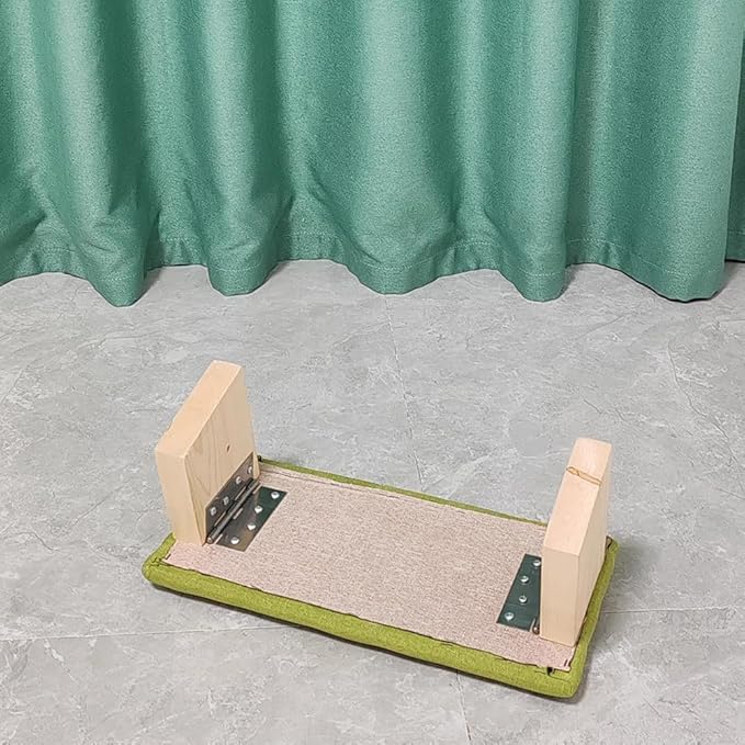 Meditation Stool, Solid Wood Folding Meditation Stool, Easy to Carry Out, Yoga Meditation Stool, Kneeling Tea Stool, Inclined Stool,Beige