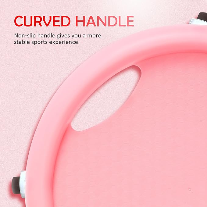 Lurrose Ab Roller Wheel with Mat Quiet Four-wheel Abdominal Exercise Roller Multi-directional Core Strength Training Fitness Equipment for Men and Women