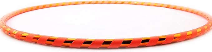 Weighted Beginner Fitness Hula Hoop for Adults - Exercise Hoop for Weight Loss & Core Workout - Large Diameter Hoop for Easy Learning - Handmade in USA - Multiple Sizes & Colors