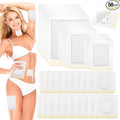 50 Pcs Disposable Self-Adhesive Organic Castor Oil Pack Wrap for Waist,Hands and feet, Navel, Thyroid Gland，Highly Absorbent Castor Oil Pack Wrap Easy to Use