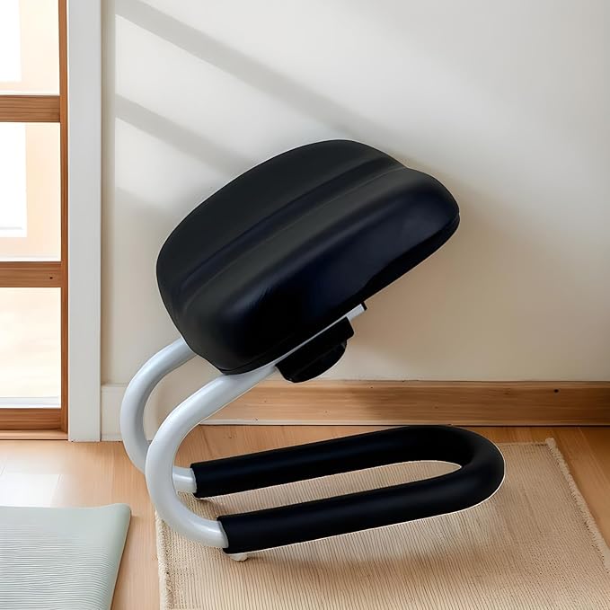 Meditation Seat,Prayer Kneeler Bench | Ergonomic Metal Kneeling Chair for Hip Support | Metal Kneeling Chair Enhances Comfort | Meditation Bench | Portable Prayer Seat for Home Yoga Studio