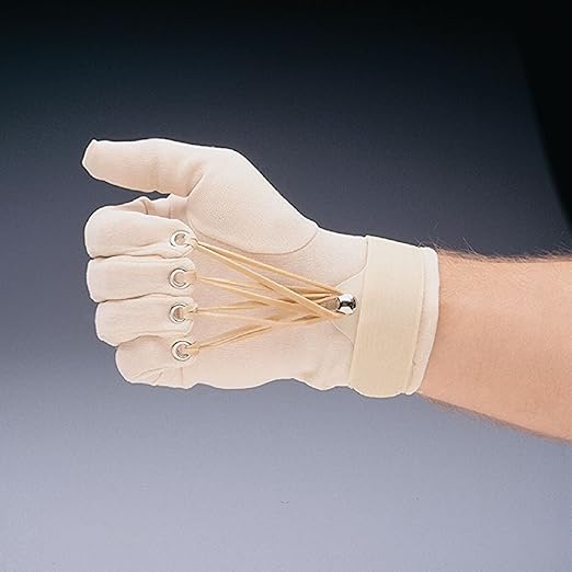 Sammons Preston Traction Exercise Glove, Hand and Finger Strengthening Glove for Joint Flexion, Hand Exerciser for Therapy, Recovery, and Rehabilitation, Right, Large/Extra Large