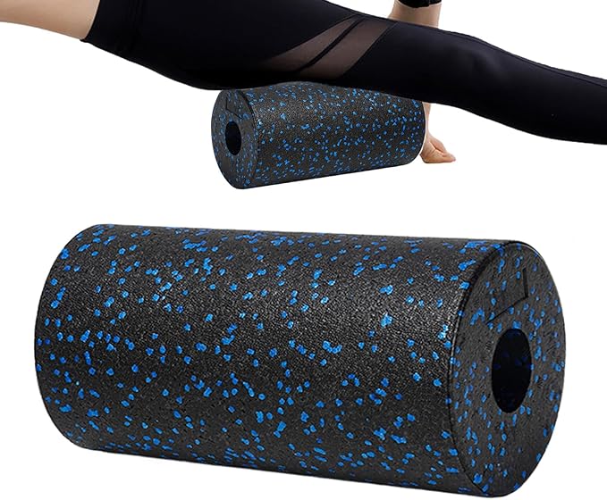 Foam Roller - Deep Tissue Massager, High Density Muscle Relaxer, Fitness Recovery Tool | for Back Legs Arms Neck Foot Yoga Pilates Stretching Exercise Workout Gym Travel