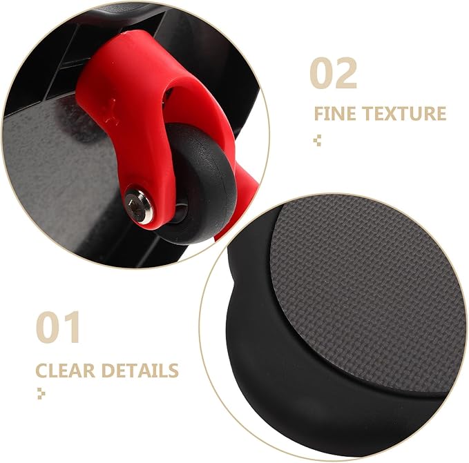 HEMOTON Five-wheel Ab Roller Core Workout Wheel with Flower-shaped Sliding Discs for Home Abdominal Exercise Fitness Training Equipment