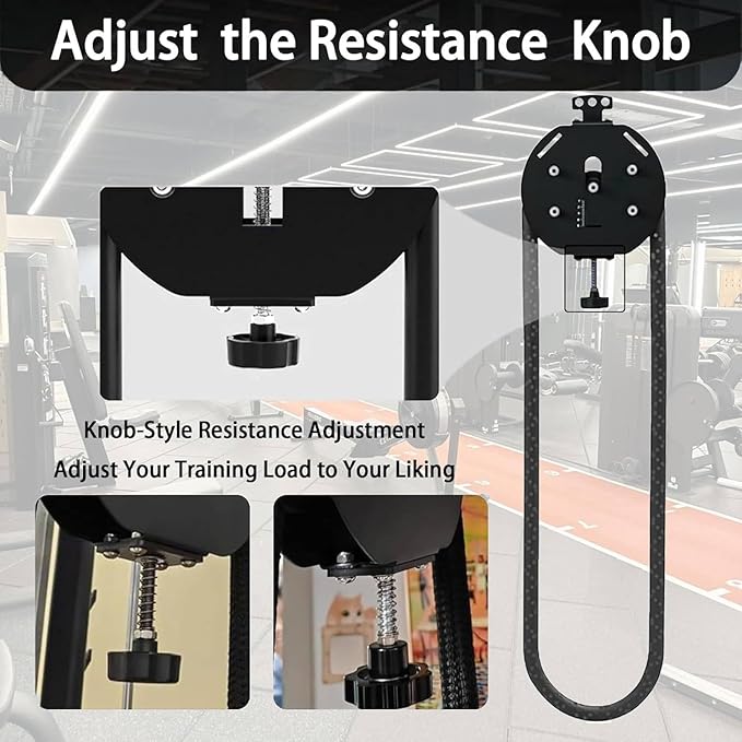 Endless Rope Trainer, Portable Cable Pulley System, Adjustable Tricep Rope Attachment with 330lb Load Capacity, 30kg Max Resistance for Full Body Workout & Strength Training