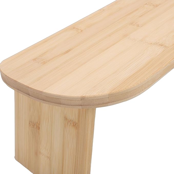 Keenso Meditation Bench, Beech Wood Folding Stool with Soft Cushion for Balanced Posture, Perfect for Yoga and Home Use