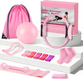 13/15Pcs Pilates Kit for Women, Pilates Equipment for Home Workouts with Magic Circle, Ball, Resistance Bands, Pilates Starter Set for Strength, Toning and Flexibility