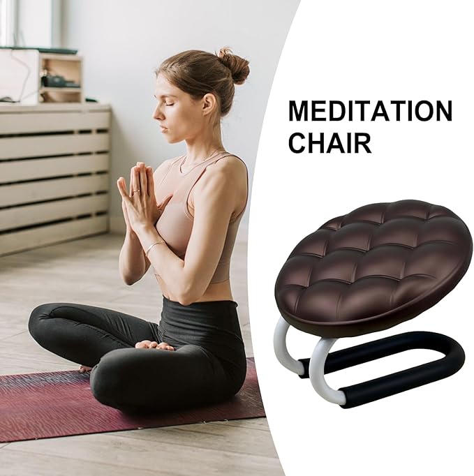 Meditation Bench - Mindfulness Prayer Seat, Ergonomic Kneeler Stool, Portable Comfortable Design, Adjustable Component | Relaxation Aid for Women Men Adults Seniors and Beginners