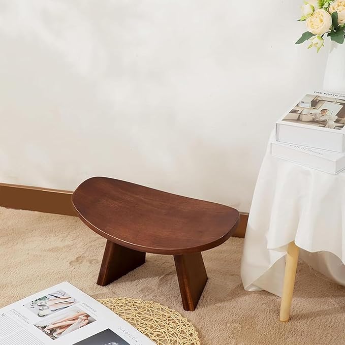 Meditation Bench, Wooden Kneeling Stool, Portable Yoga Auxiliary Stool,Multifunctional Ergonomic Seat with Travel Bag, Detachable Comfort Chair for Yoga, Prayer, Meditation(Medium)