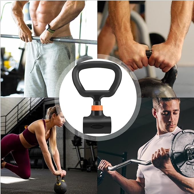 Dumbbell Kettlebell Converter | Dumbbell Grip Handle | Workout Accessories Adjustable Exercise Equipment Attachment for Weight Lifting Strength Training Home Gym