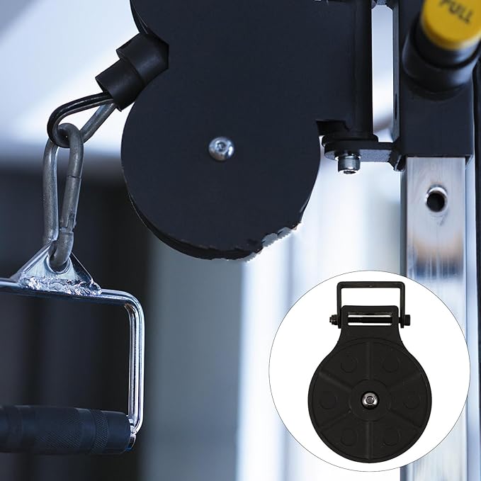 Totority Gym Pulley System with Cable Weight Pulley Attachments for Strength Training and Workout Cable Trolley Suitable for Home and Commercial Gym Use