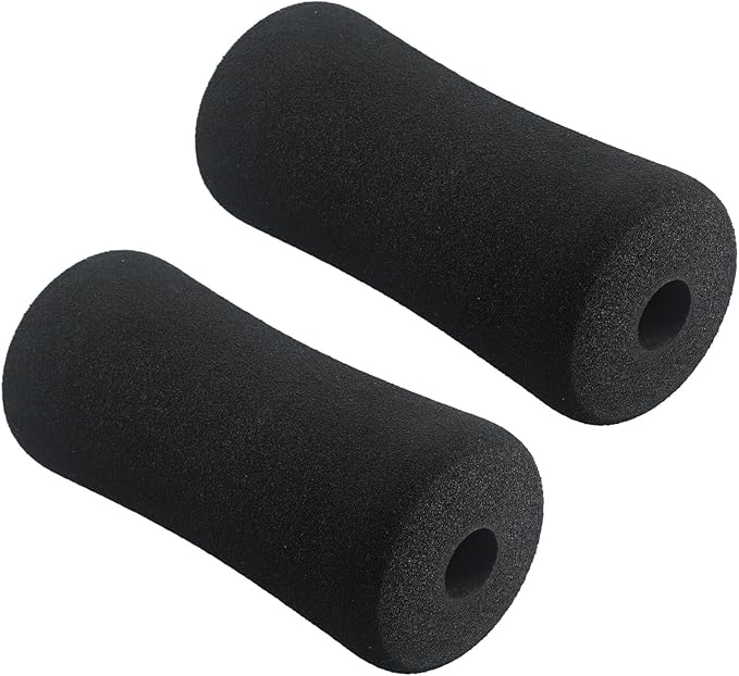 High Density Foam Foot Pads for Weight Bench, 7 Inch Replacement Rollers for Leg Extension Machines, For Foam Pads for Gym Equipment, Set of 2(23 * 100 * 175mm)