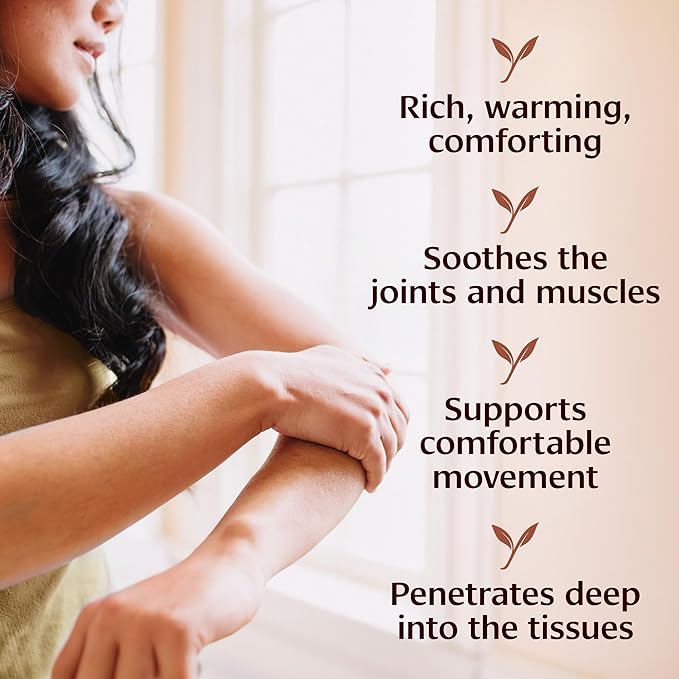 Banyan Botanicals Organic Mahanarayan Oil – Deeply Penetrating Muscle & Joint Recovery Oil – Warming Ayurvedic Massage Oil for Active Mobility & Tissue Resilience – 8 oz – USDA Organic