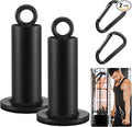 Lasnten 2 Set Weight Loading Pin with Clip Heavy Duty Attachment Fit 2 Inch Weight Plate for LAT Cable Pulley System Gym (Classical,1.9'' D X 4.7'' H)