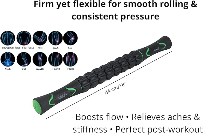 14" Premium Slant Board for Calf Stretching & Exercise with Bonus Muscle Roller – Velour Incline Board, Calf Stretcher & Stretch Mobility Board for Deep Stretch, Physical Therapy & Fitness Training