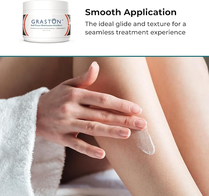 Graston Technique Vitamin E Enriched Emollient Cream - 4oz Jar, Ideal for IASTM Massage Lotion & Massage Cream, Perfect Vitamin E Cream for Massage and Physical Therapy, 1-Pack