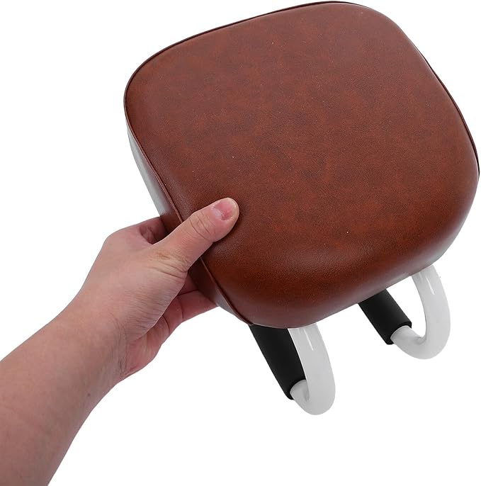 Zen Prayer Stool and Padded Floor Bench, Metal Meditation Kneeler with Anti-Slip Cushion, Suitable for Yoga, Mindfulness, and Prayer Practices