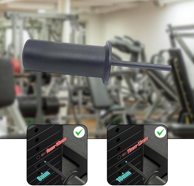 Colaxi Reinforced Weight Stack Pin Barbell Parts Universal Attachment Fitness Exercise Machine Practice Strength Training Equipment