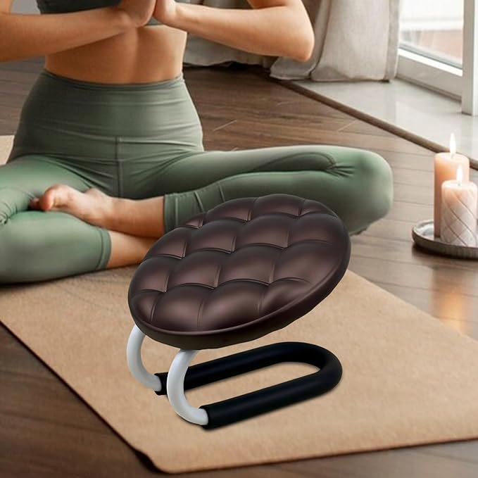 Meditation Prayer Bench - Mindfulness Seat Ergonomic Kneeler, Portable Comfortable Cushion, Sturdy Supportive Design, Easy Carry Relaxation Feature, Premium Zen Furniture, Adults Seniors Use