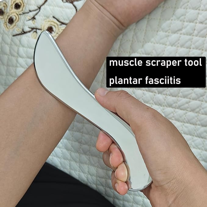 4in1 Professional Stainless Steel Muscle Scraper Tool Set,IASTM Physical Therapy Tools for Soft Tissue Massage,Muscle Scraping Tool