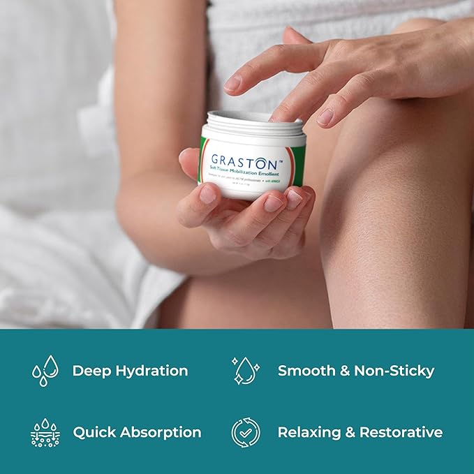 Graston Technique Arnica Soft Tissue Emollient Massage Lotion - 4oz Jar Pro-Grade Therapy Massage Cream for IASTM, Arnica Cream, Relief and Recovery, 3-Pack