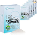 Premium Massage Gel Powder (Pack of 5) | 5g Travel Sachet Makes 500ml/ 16.9 fl oz | Made in Japan | Paraben & Glycerine Free