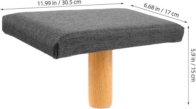 Height Portable Meditation Bench with Cushion Prayer Stool for Kneeling Zen Sitting Chair for Meditation and Balance Exercises Grey Seat for Adults