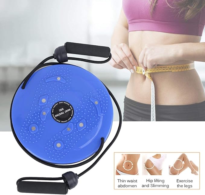 25x25cm Waist Twist Disc Twisting Board,Magnetic Twisting Waist Disc Exercise Foot Exercise Aerobic Fitness Twisting Waist Disc Multifunction for Exercise Waist Twisting Disc