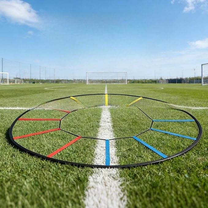 Agility Ladder Portable Speed Ladder Soccer Training Ladder Footwork Ladder with Foldable Design for Endurance and Balance Suitable for Soccer Fitness