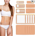 48PCS Castor Oil Patches-Disposable Castor Oil Pack Sticker for Belly Button,Knee, Liver, Stomach