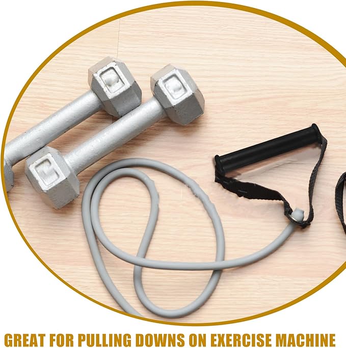 COHEALI 20pcs Resistance Band Handles Cable Handles Plastic Fitness Training Workout for Home Gym Strength Training Attachments