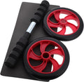DOITOOL Ab Roller Wheel for Core Workout Quiet Fitness Abdominal Wheel with Non-slip Handles Home Gym Equipment for Indoor and Outdoor Abdominal Training