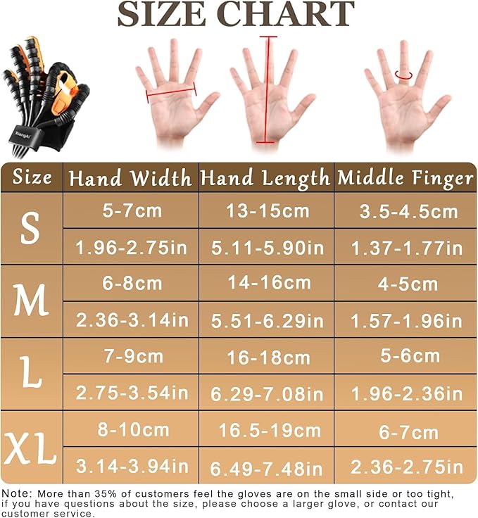 6th Generation Upgrade Rehabilitation Robot Gloves for Stroke Recovery – Hand Weakness & Hemiplegia Home Physical Therapy Device with Mirror Training & Multi-Mode (Right Hand, XL)