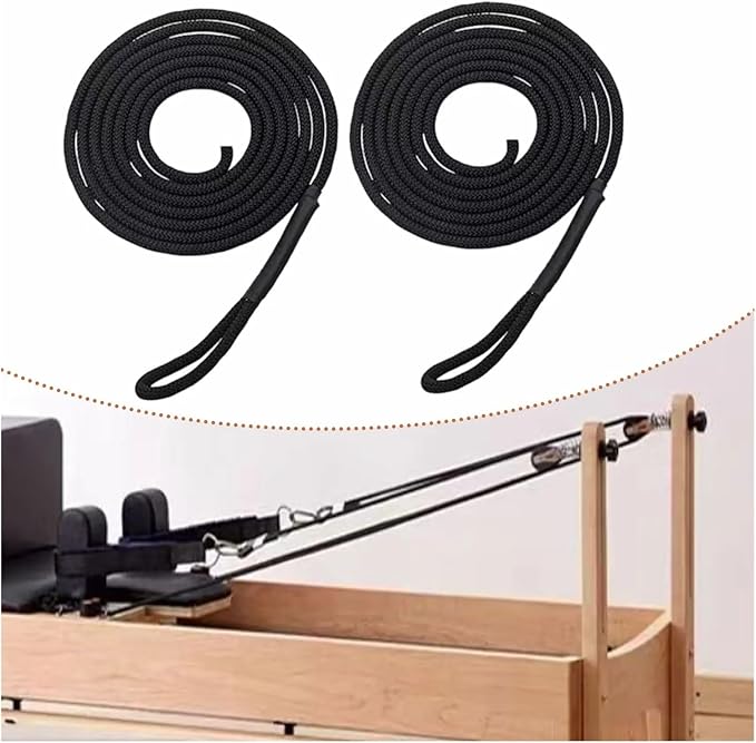 Pilates Reformer Pull Rope Belt Hardware Professional Strap,Compatible For Seated Balance Exercise Equipment Core Bed Accessories(5.8cm Reformer Wheel)