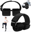 2Pcs Dumbbell Foot Attachment,Foot Weight Strap For Exercise,Adjustable Ankle Straps Leg Lifting Weight Holder For Gym Workouts Strength Training