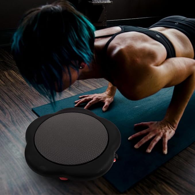 HEMOTON Five-wheel Ab Roller Core Workout Wheel with Flower-shaped Sliding Discs for Home Abdominal Exercise Fitness Training Equipment