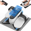 As Seen on TV Under Desk Elliptical Machine, Electric Leg Exerciser with Remote 12 Speeds, Quiet Portable Pedal Exerciser for Seniors at Home Office
