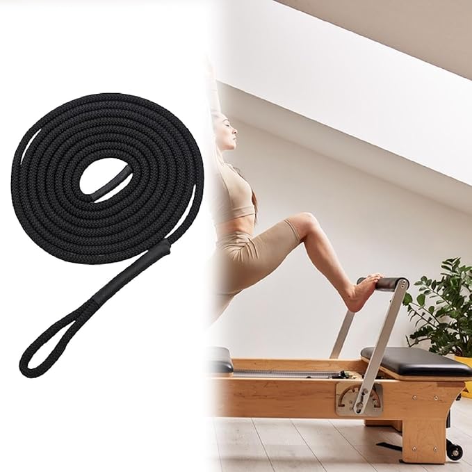 Pilates Reformer Pull Rope 102.36 inch (260cm) Replacement Hardware for Core Bed Fitness Equipment